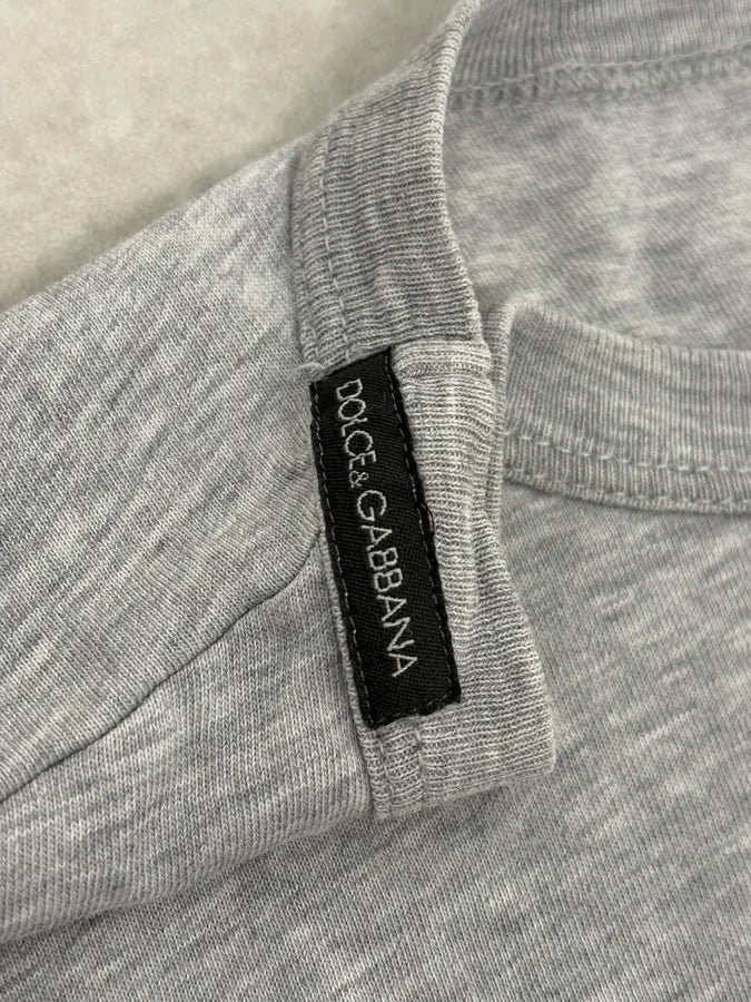 2000s Dolce & Gabbana Monica Belluci Grey T-Shirt RFlijRp 4