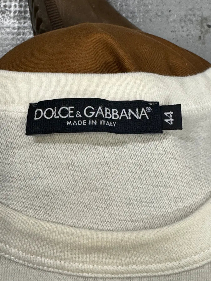 2000s Dolce & Gabbana Monica Belluci White T-Shirt nAMwSdm 6