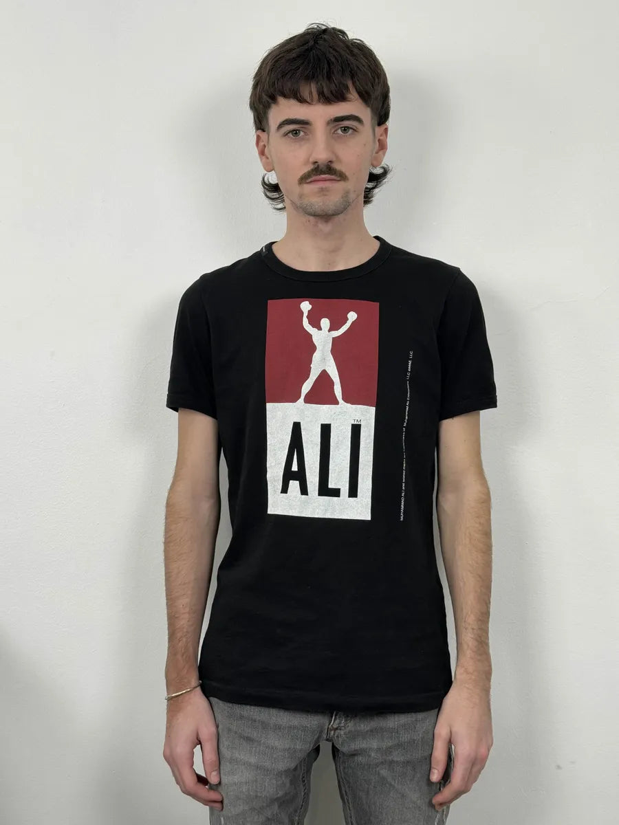 2000s Dolce & Gabbana Muhammad Ali Black T-Shirt KVzaatW 1