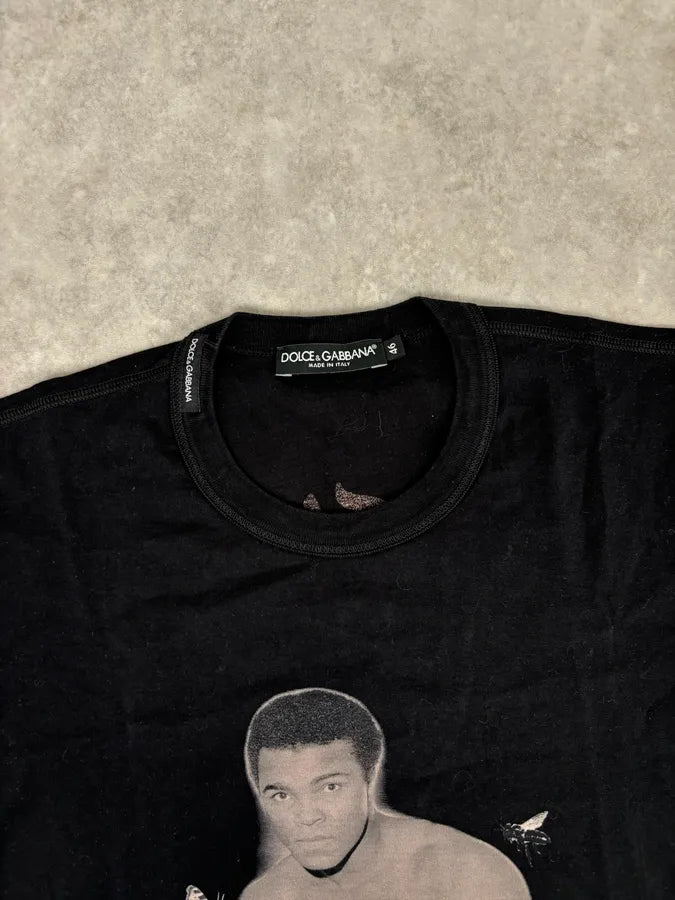 2000s Dolce & Gabbana Muhammad Ali Black T-Shirt UDcckJM 3