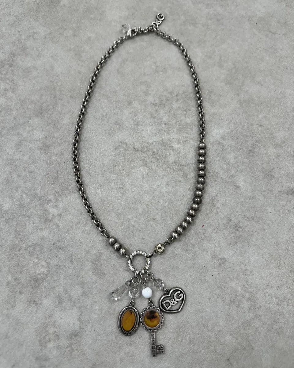 2000s Dolce & Gabbana Multi Pendant Necklace xGXPofv 0