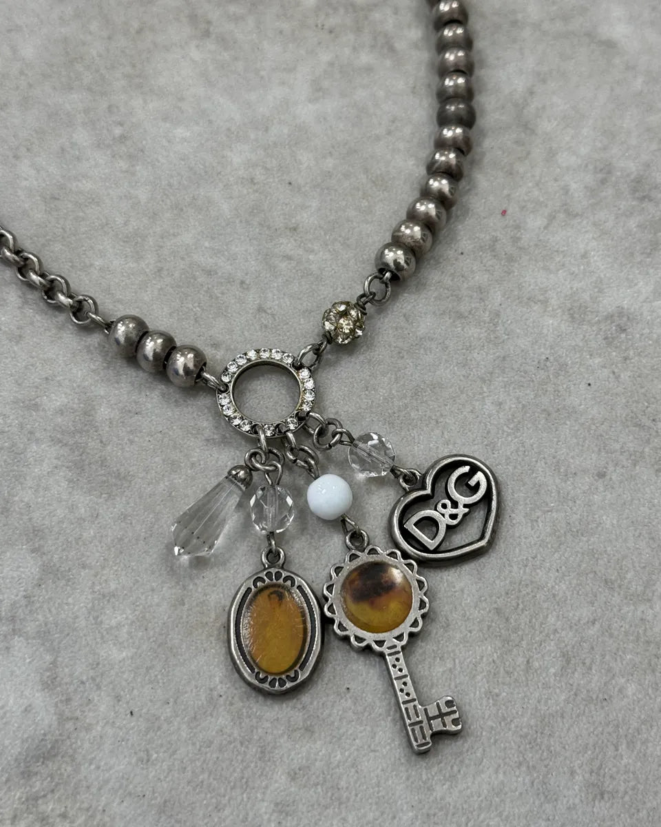 2000s Dolce & Gabbana Multi Pendant Necklace xGXPofv 2