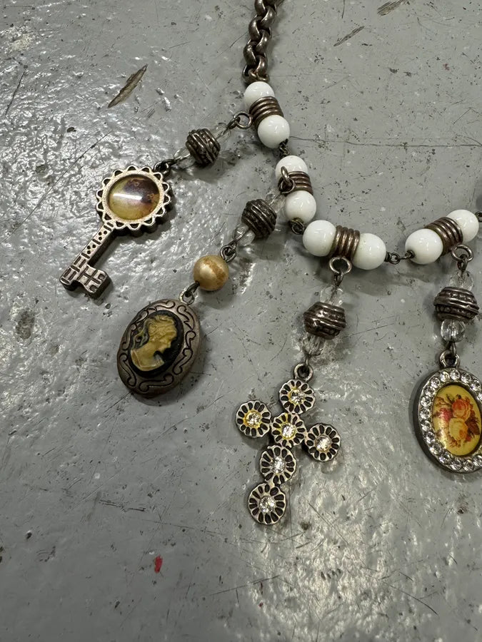 2000s Dolce & Gabbana Multi Pendants Catholic Necklace vlsOaSl 1