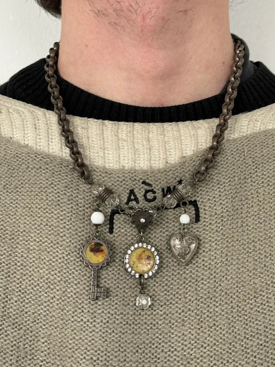 2000s Dolce & Gabbana Multi Pendants Necklace StEXqCU 1