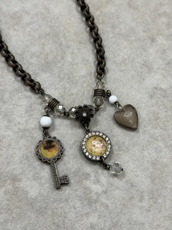 2000s Dolce & Gabbana Multi Pendants Necklace StEXqCU 2