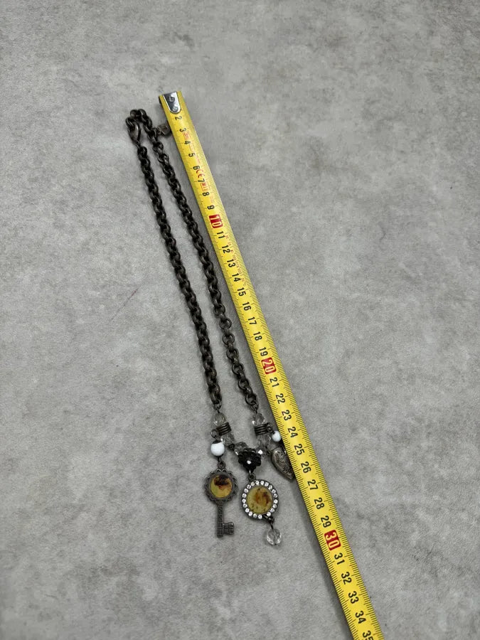 2000s Dolce & Gabbana Multi Pendants Necklace StEXqCU 5