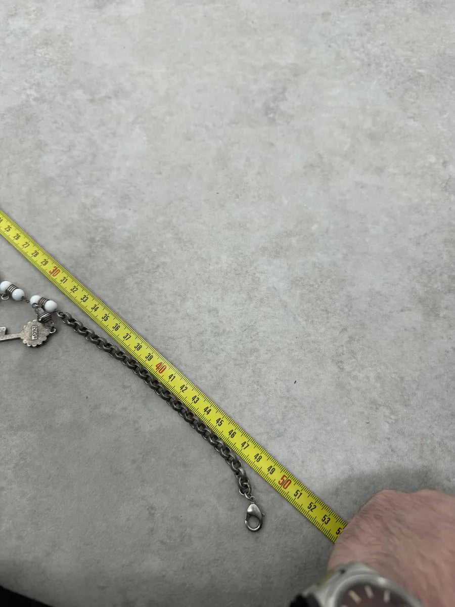 2000s Dolce & Gabbana Multi Pendants Pearl Cross Necklace UGMVtSN 6