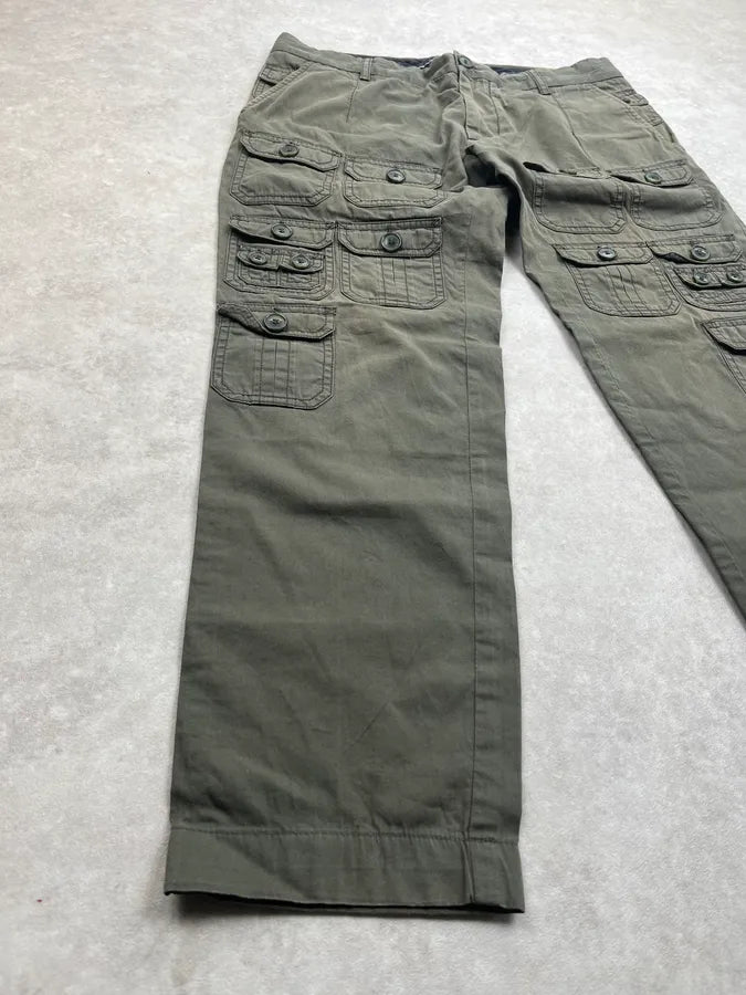 SS2008 Dolce & Gabbana Multi Pockets Olive Cargo Pants kOhJSLM 6
