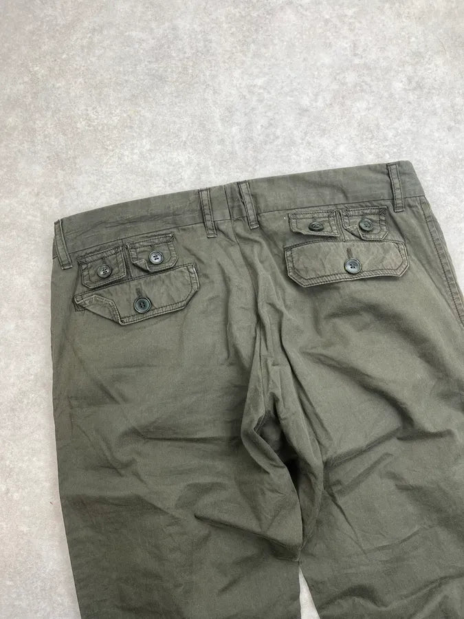 SS2008 Dolce & Gabbana Multi Pockets Olive Cargo Pants kOhJSLM 7