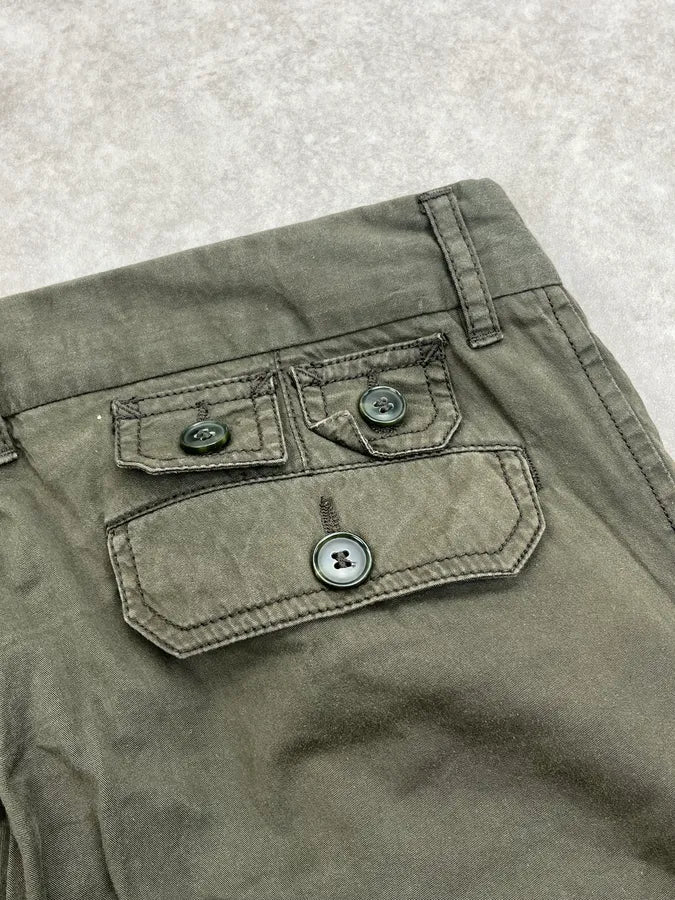 SS2008 Dolce & Gabbana Multi Pockets Olive Cargo Pants kOhJSLM 11
