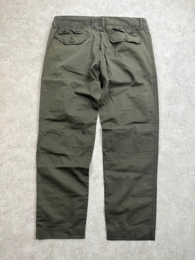 SS2008 Dolce & Gabbana Multi Pockets Olive Cargo Pants kOhJSLM 8