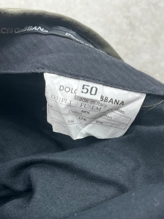 SS2008 Dolce & Gabbana Multi Pockets Olive Cargo Pants kOhJSLM 12