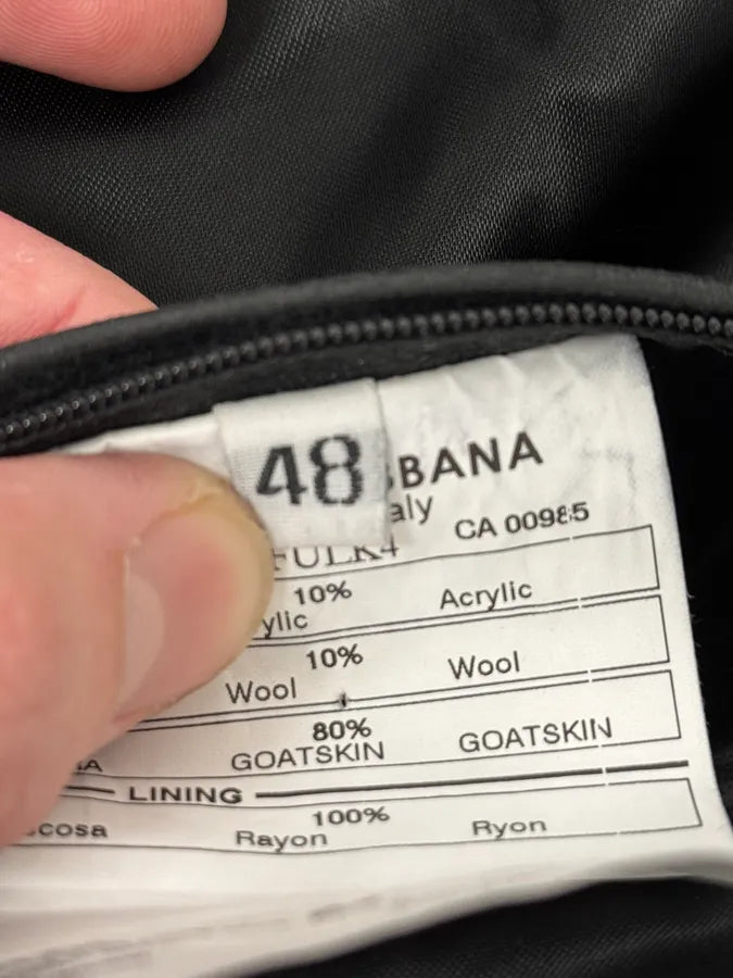 2000s Dolce & Gabbana Multi-Zip Black Leather Distressed Jacket hQvJfrb 11