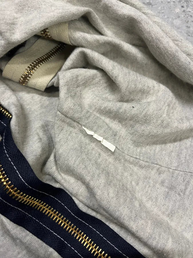 2000s Dolce & Gabbana Multi-Zip Grey T-shirt (S) fQDihtN 6