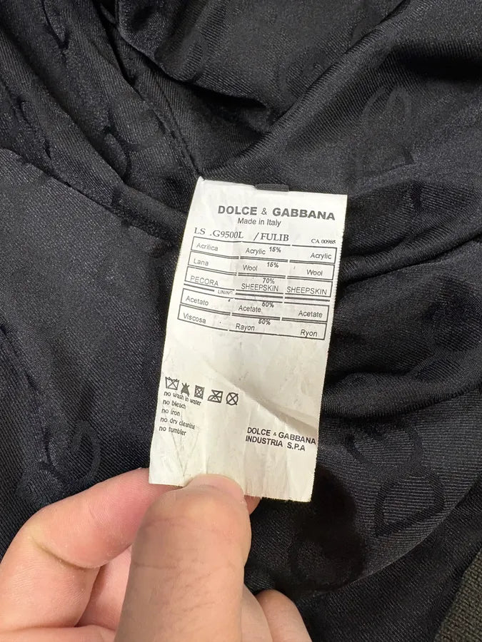 2000s Dolce & Gabbana Multi Zips Brown Bronze Leather Jacket (M) JAEbMDk 11