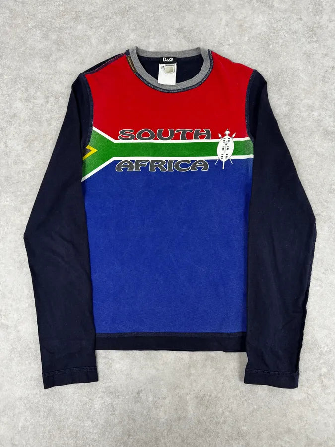AW2004 Dolce & Gabbana Multicolor South Africa Longsleeve T-Shirt zGtSoZR 0