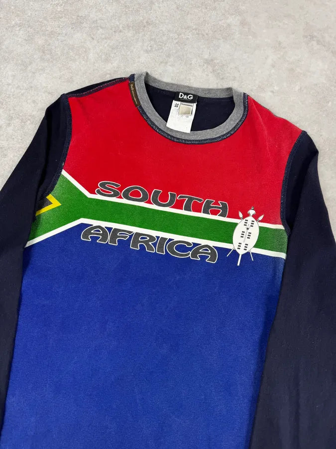 AW2004 Dolce & Gabbana Multicolor South Africa Longsleeve T-Shirt zGtSoZR 4