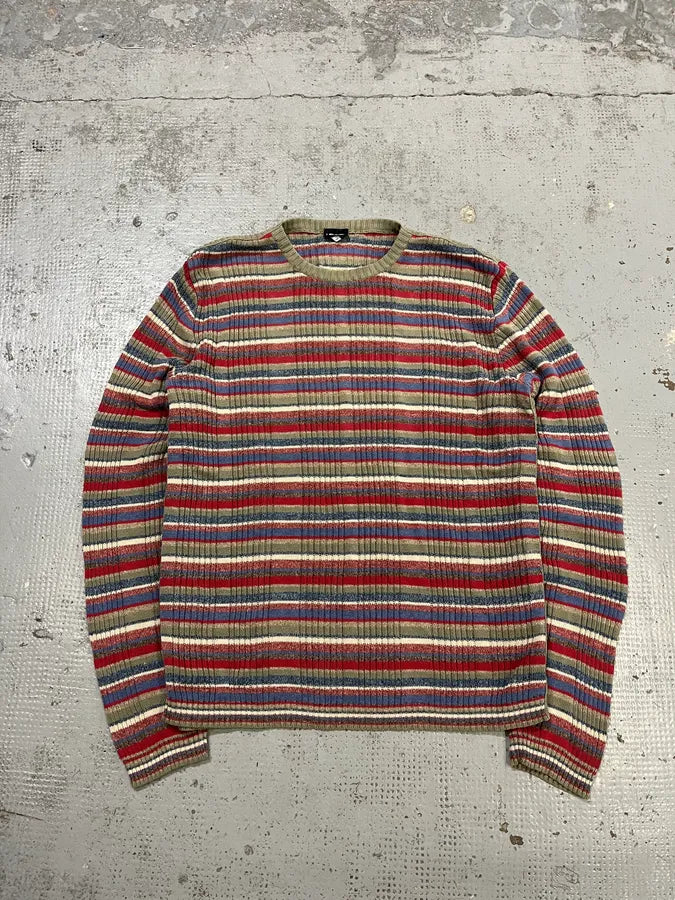 2000s Dolce & Gabbana Multicolor Striped Sweater nyTxFQh 3
