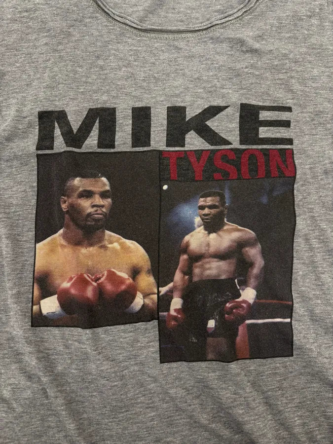 2000s Dolce & Gabbana Myke Tyson Grey T-Shirt RYWLjVc 4