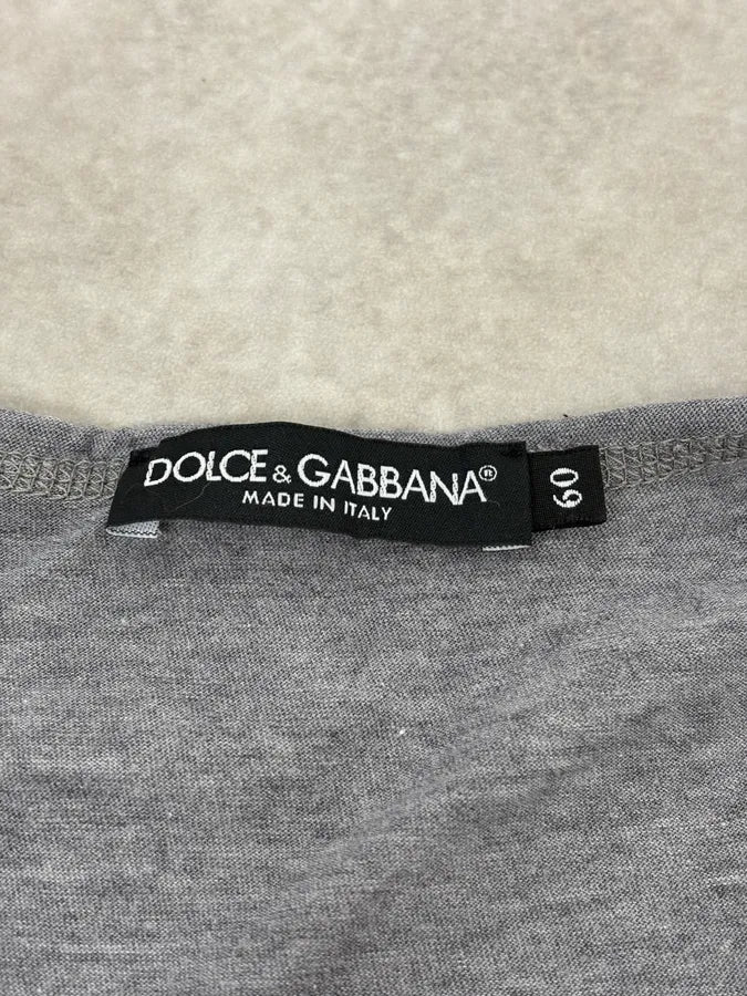 2000s Dolce & Gabbana Myke Tyson Grey T-Shirt RYWLjVc 6