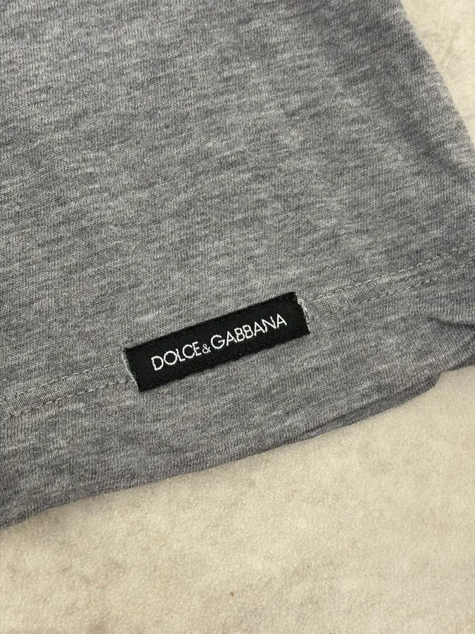 2000s Dolce & Gabbana Myke Tyson Grey T-Shirt RYWLjVc 5