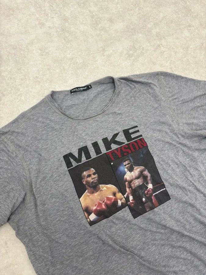 2000s Dolce & Gabbana Myke Tyson Grey T-Shirt RYWLjVc 2