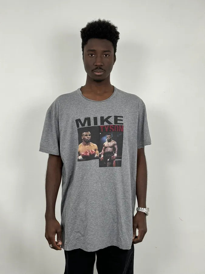2000s Dolce & Gabbana Myke Tyson Grey T-Shirt RYWLjVc 8