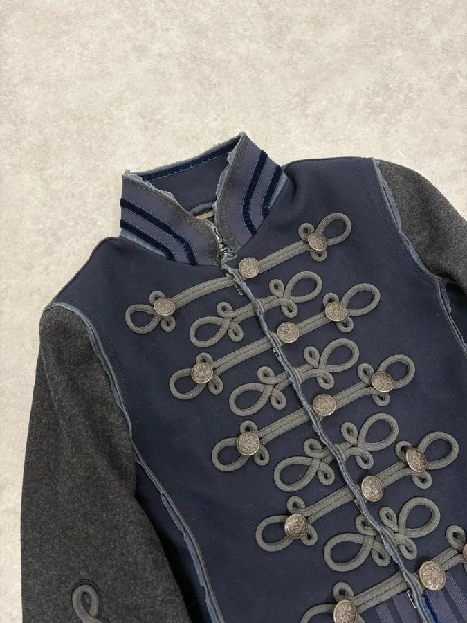 AW2009 Dolce & Gabbana Napoleon Officer Navy Wool Jacket mupGufe 5