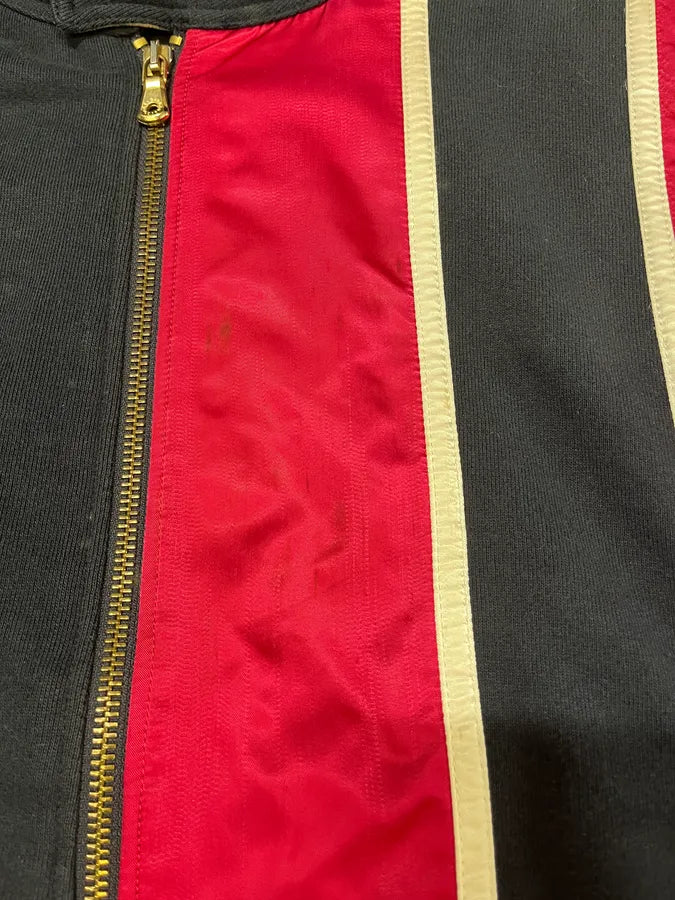 2000s Dolce & Gabbana Navy & Pink Racer Sweater (M) 10