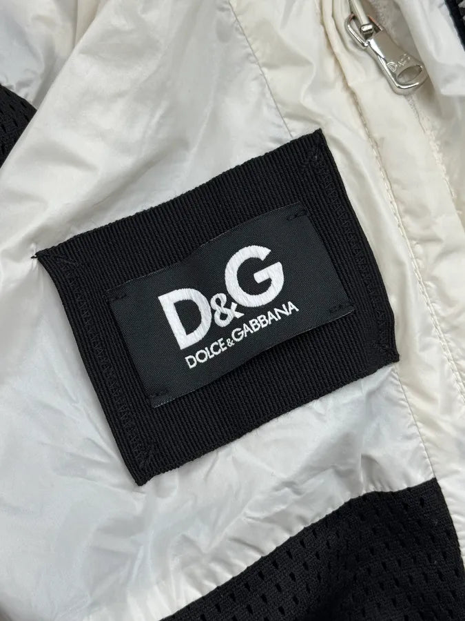 SS2006 Dolce & Gabbana Navy & White Nylon Sport Jacket zqloKqF 11