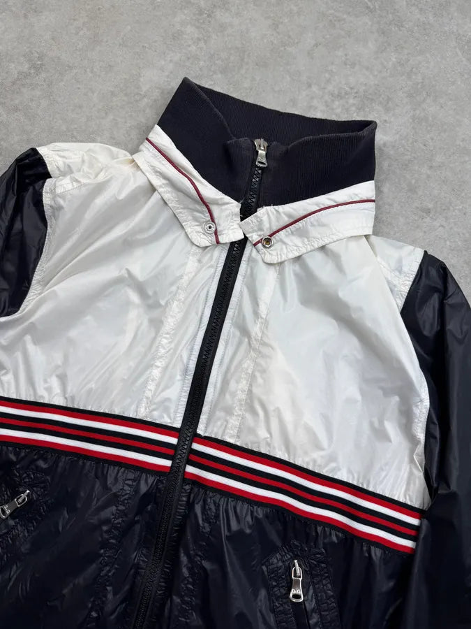 SS2006 Dolce & Gabbana Navy & White Nylon Sport Jacket zqloKqF 5