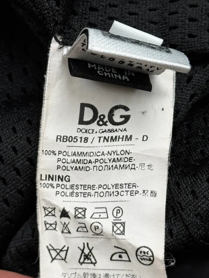 SS2006 Dolce & Gabbana Navy & White Nylon Sport Jacket zqloKqF 13