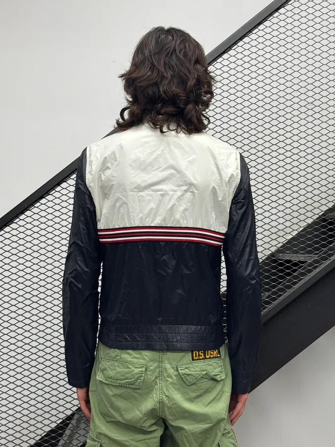 SS2006 Dolce & Gabbana Navy & White Nylon Sport Jacket zqloKqF 3