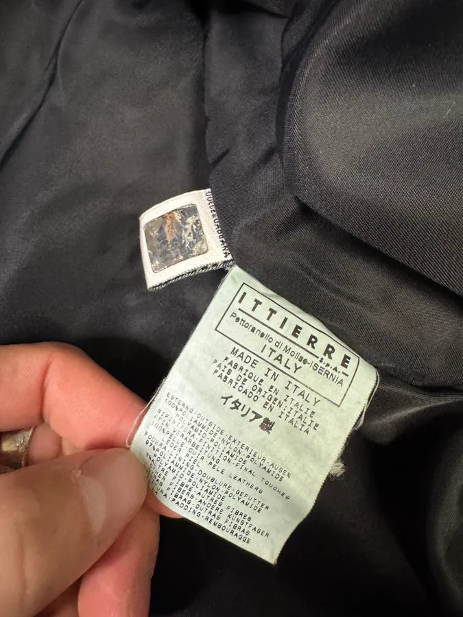 2000s Dolce & Gabbana Navy Bomber Jacket with Detachable Sleeves (M) 14