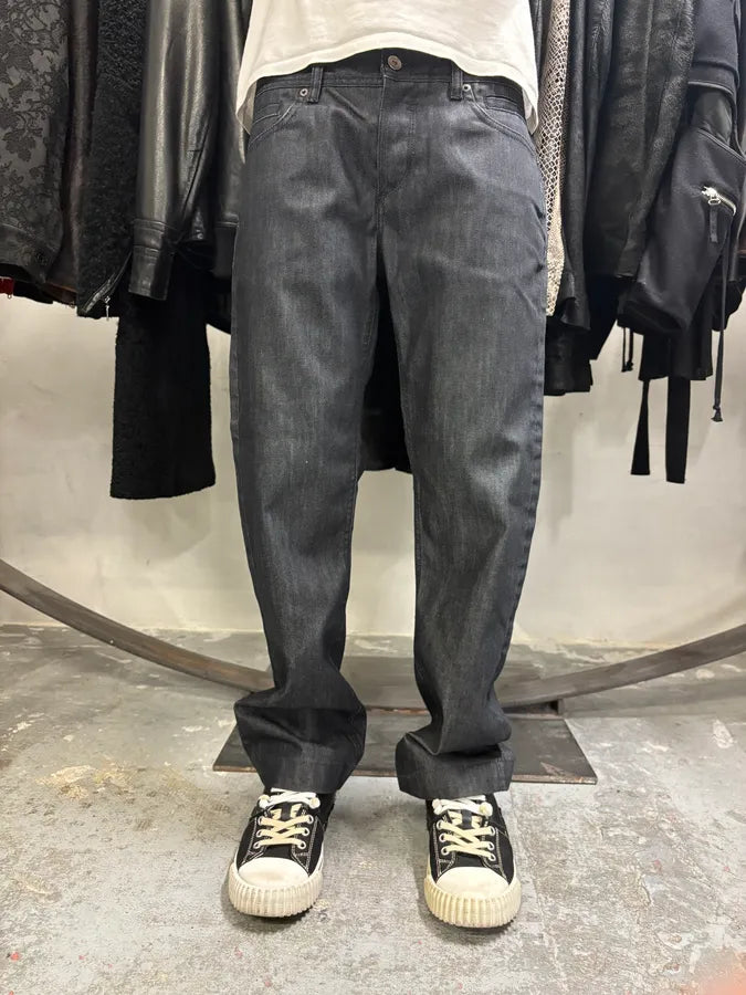 2000s Dolce & Gabbana Navy Brut Denim Jeans wdLTKvz 1