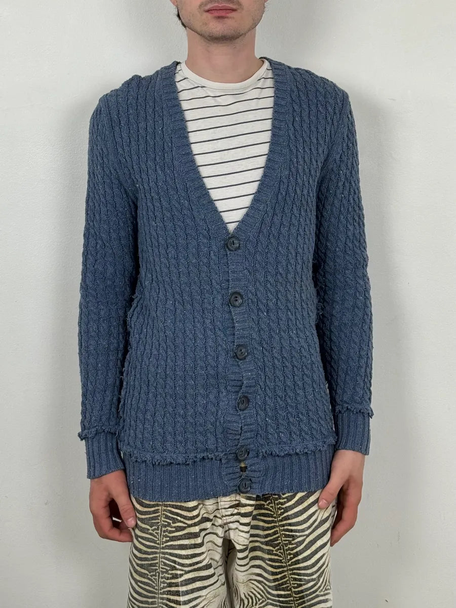 2000s Dolce & Gabbana Blue Buttoned Cardigan Sweater CFwSYpC 1