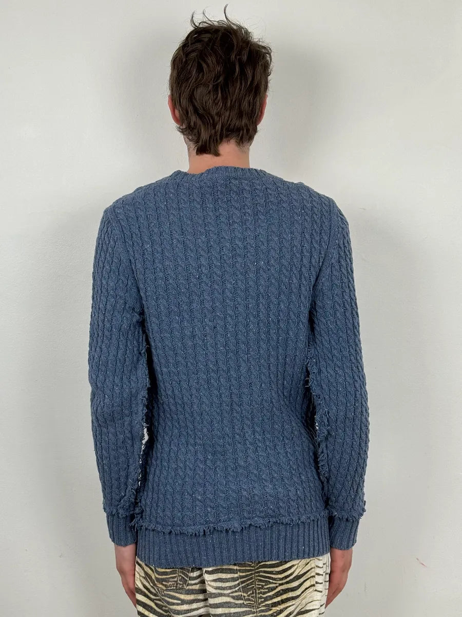 2000s Dolce & Gabbana Blue Buttoned Cardigan Sweater CFwSYpC 2