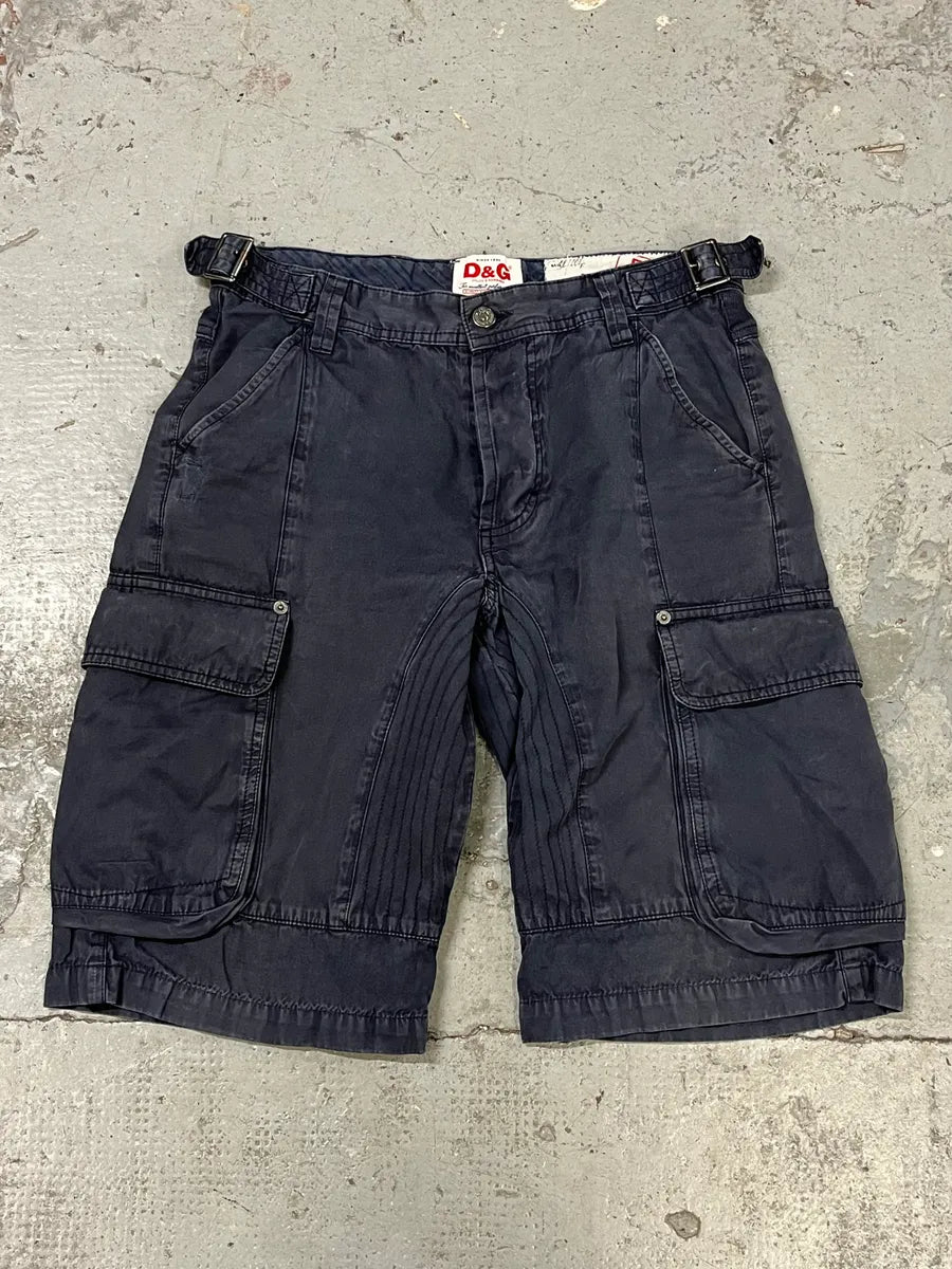 2000s Dolce & Gabbana Navy Cargo Short bfNKdxC 3