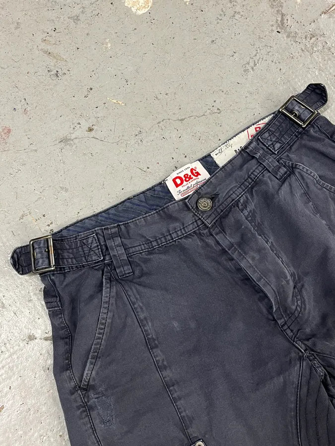 2000s Dolce & Gabbana Navy Cargo Short bfNKdxC 8