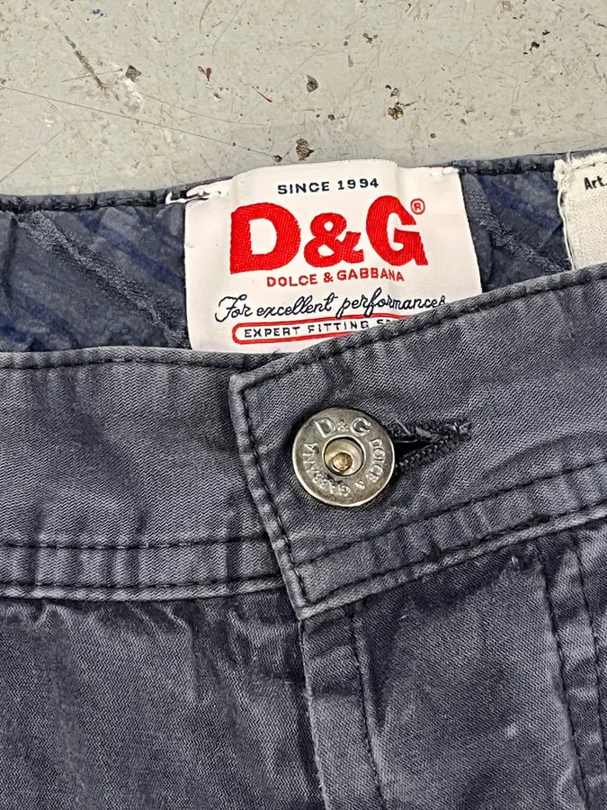 2000s Dolce & Gabbana Navy Cargo Short bfNKdxC 9