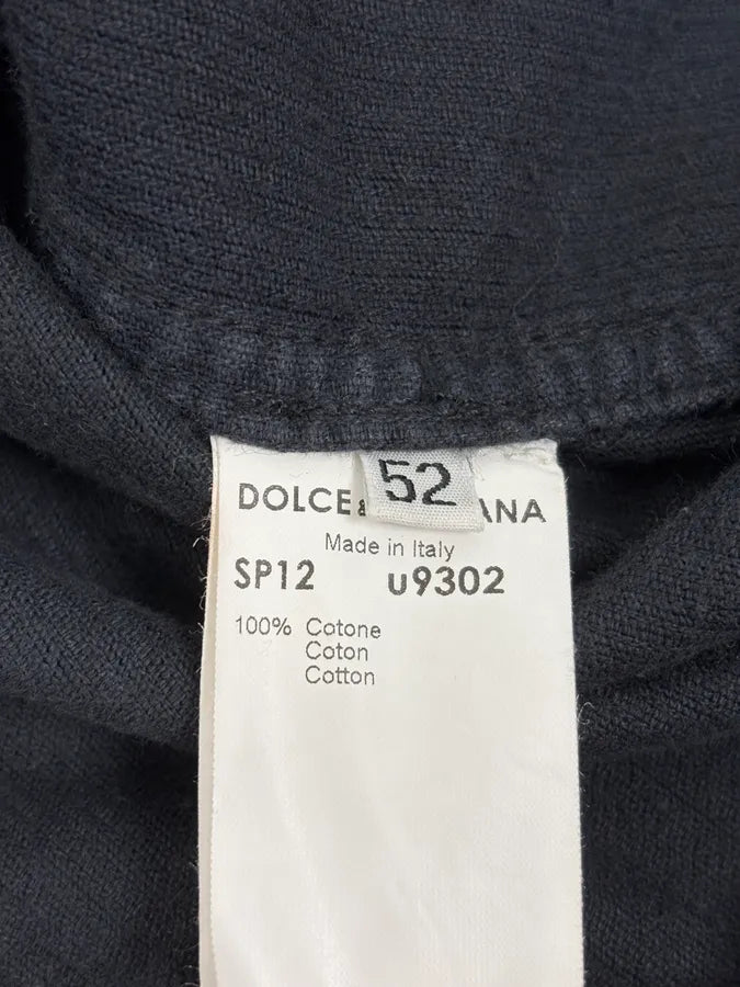 2000s Dolce & Gabbana Navy Cordurroy Jacket  LuiMqFl 10