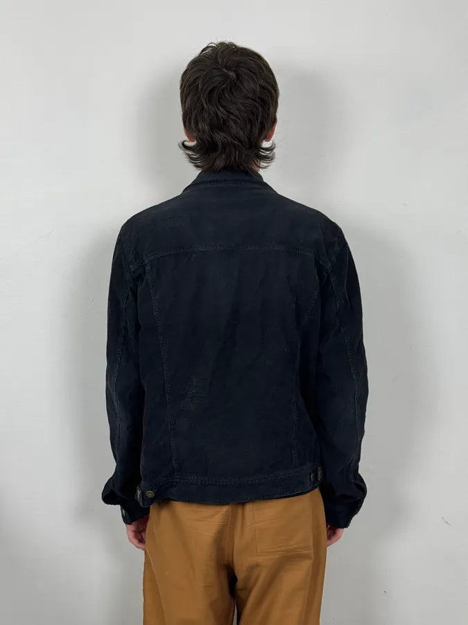 2000s Dolce & Gabbana Navy Cordurroy Jacket  LuiMqFl 2