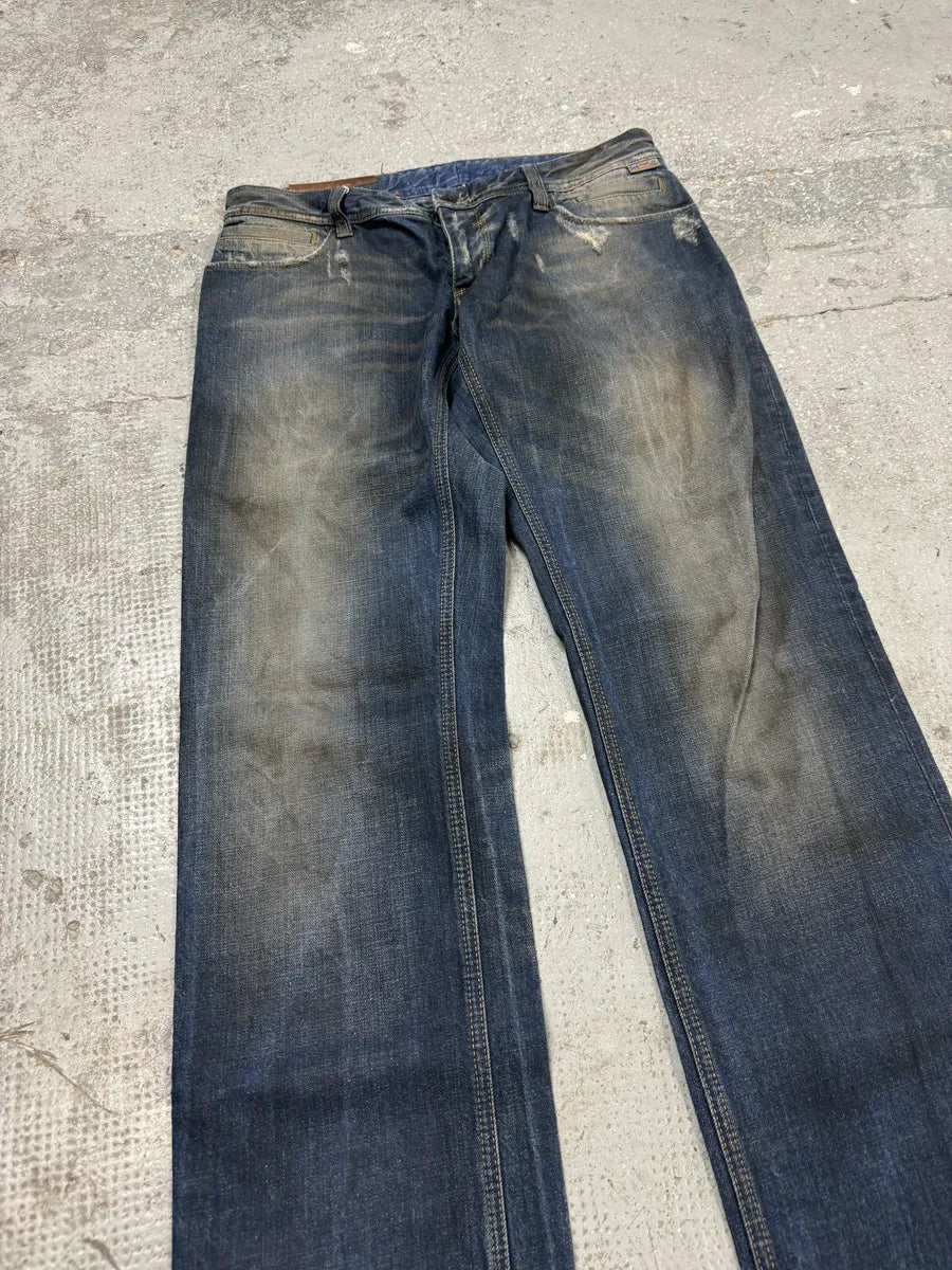 2000s Dolce & Gabbana Navy Faded Denim Jeans (M/L) WIOmMnR 10