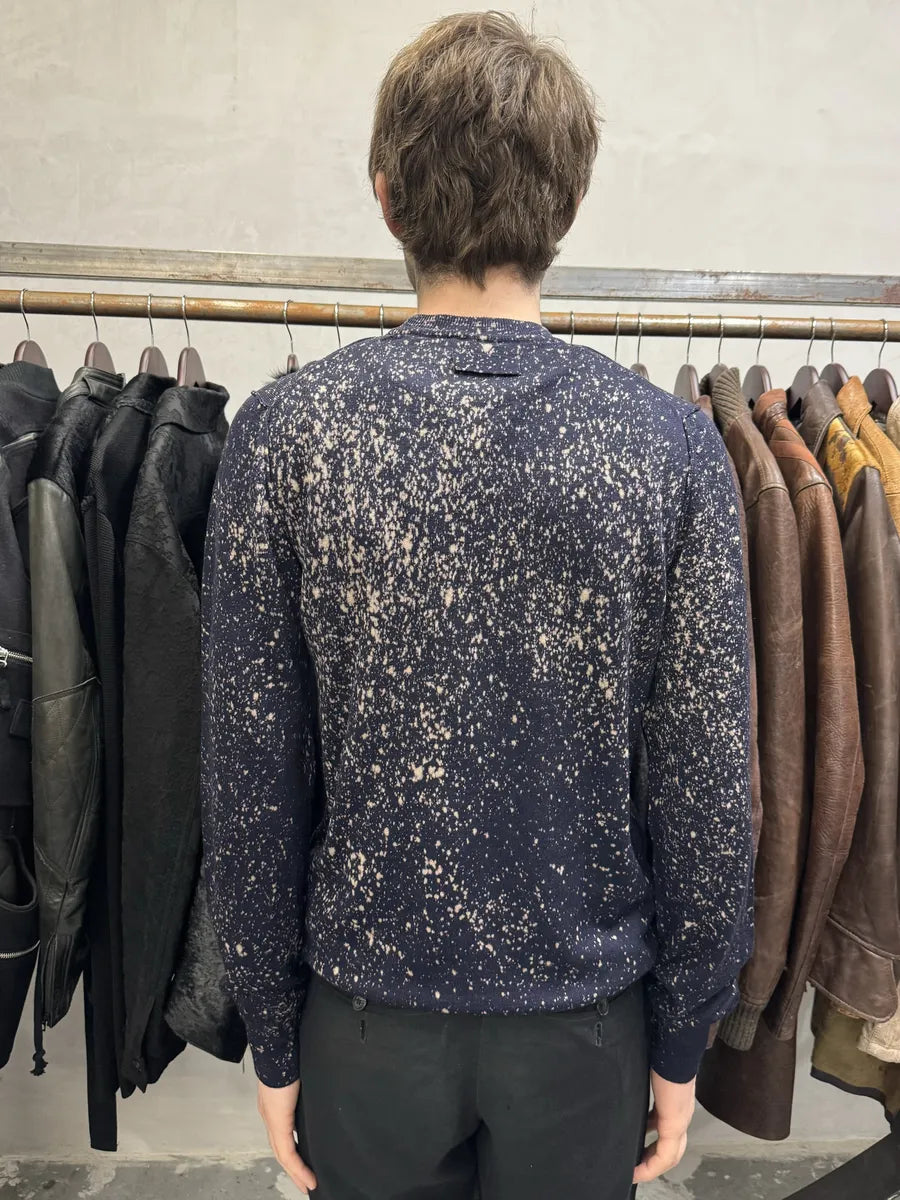 2000s Dolce & Gabbana Navy Galaxy Sweater zHsJvoG 2