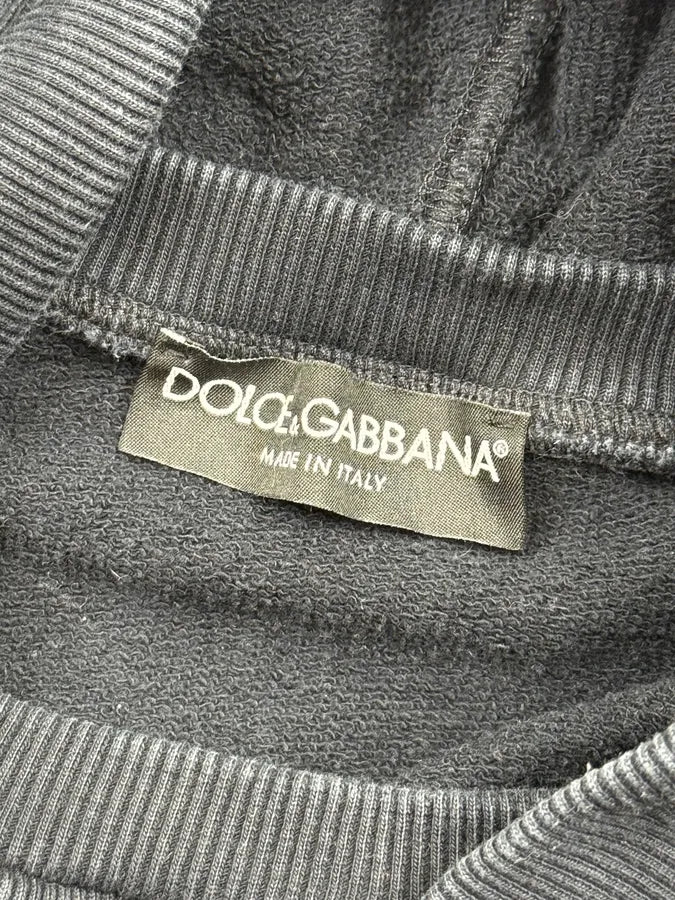 2000s Dolce & Gabbana Navy James Dean Portrait Hoodie hzWUqGM 8