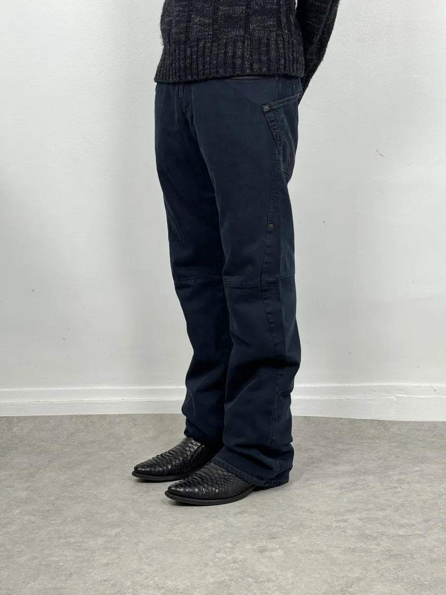 2000s Dolce & Gabbana Navy Large Cozy Pants IXHyrXd 2