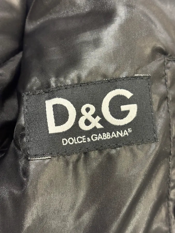 2000s Dolce & Gabbana Dark Purple Nylon Quilted Jacket AViotMV 11