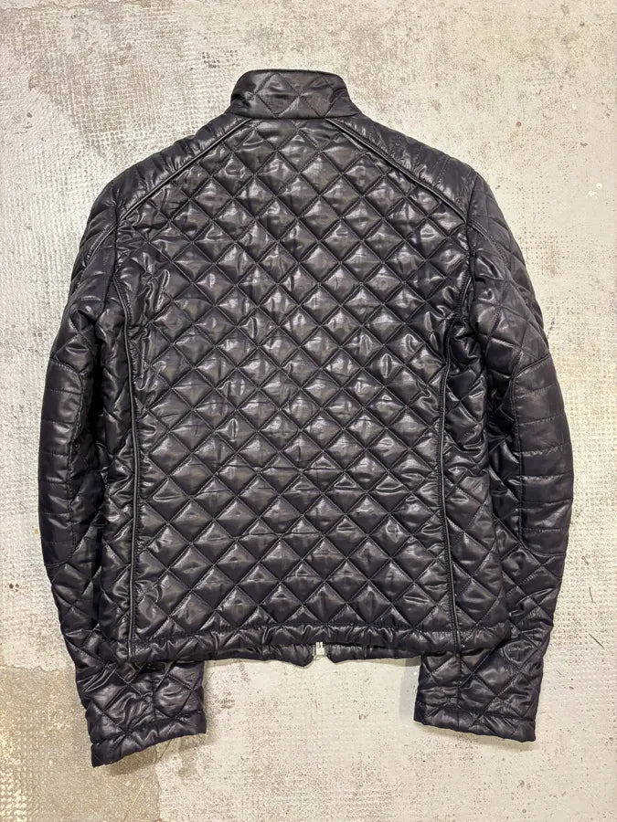 2000s Dolce & Gabbana Dark Purple Nylon Quilted Jacket AViotMV 5