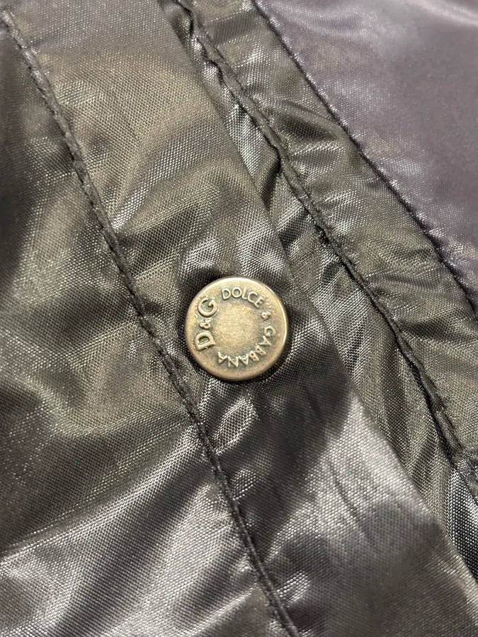 2000s Dolce & Gabbana Dark Purple Nylon Quilted Jacket AViotMV 9