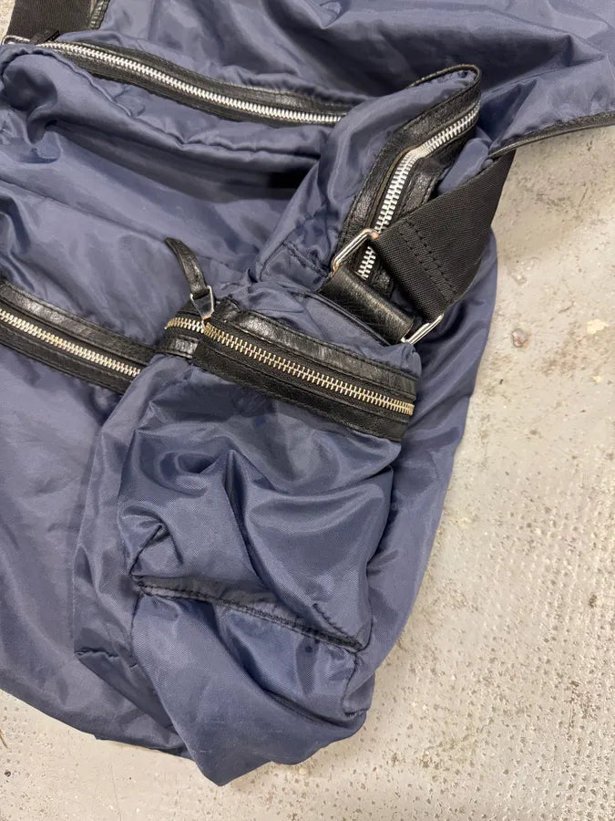 2000s Dolce & Gabbana Navy Nylon Shoulder Bag XYCoFYL 4